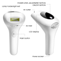 Handheld Facial Cuerpo Facial Dispositivo de belleza del cabello láser para mujeres y hombres